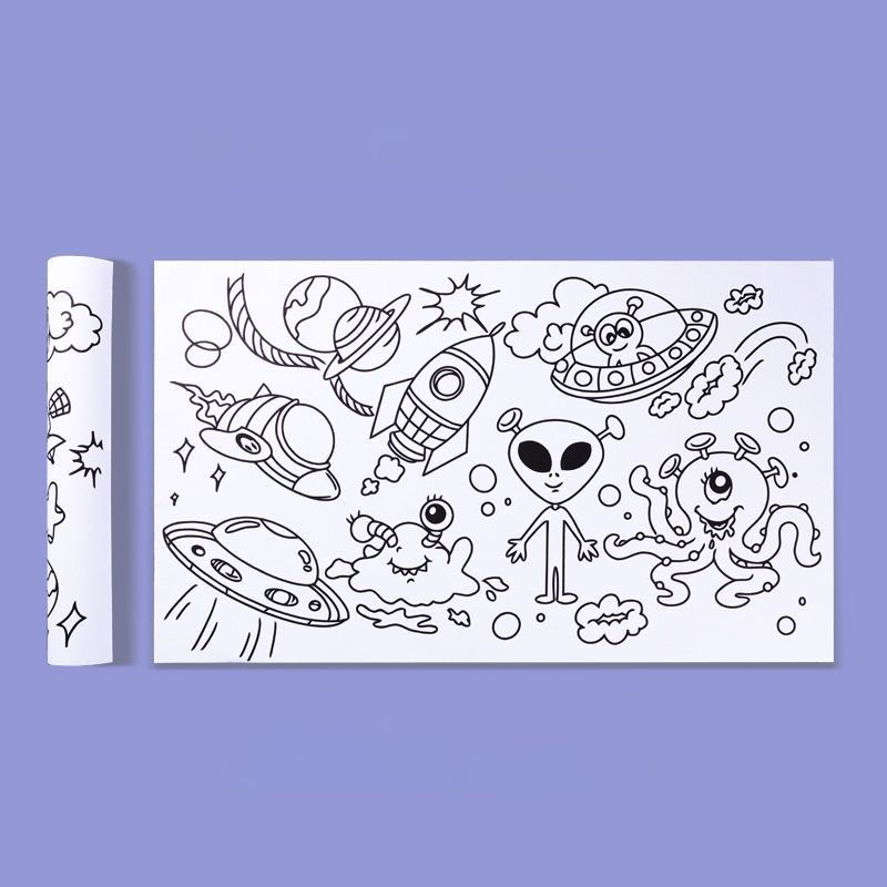 Children's Fun Graffiti Roll Paper